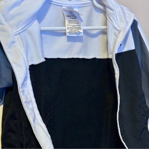 Adidas Toddler Track Jacket 18 Months – Black White Gray Zip-Up - Picture 10 of 10